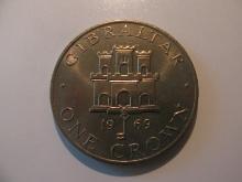 1969 Gibraltar Crwon commemorative big and heavy coin