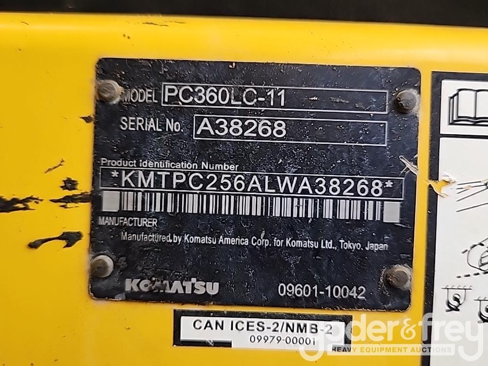 2021 Komatsu PC360LC-11