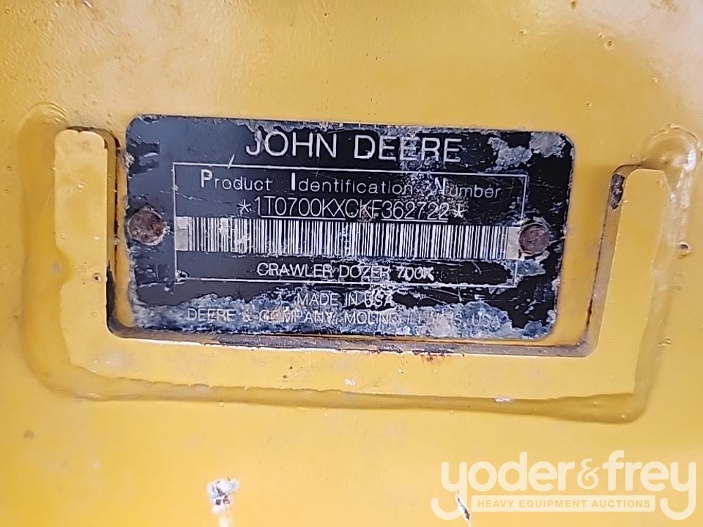 2019 John Deere 700K LGP