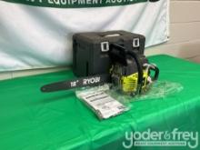 Unused Ryobi 16" Chainsaw c/w Case