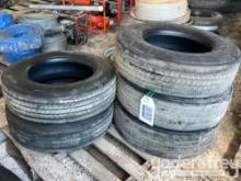 Tires, Lot of (5), (3) 235/75R17.5, (2) 215/75R17.5