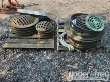 Assorted Round Steel Drain Covers