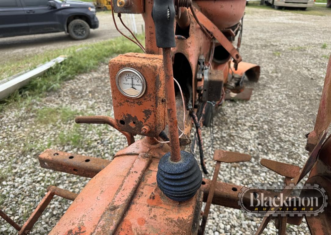 ALLIS CHALMERS B SALVAGE TRACTOR,