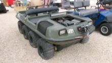 ARGO CONQUEST 8X8 AMPHIBIOUS ATV,  GAS, AS IS WHERE IS