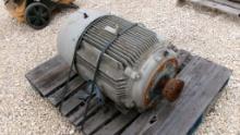 SIEMENS ELECTRIC MOTOR,  75HP, 85 AMPS, AS IS WHERE IS