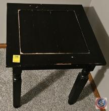 Square side table 22 x 22 x 24