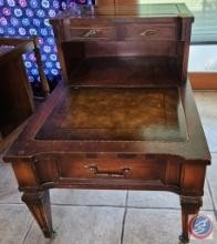 Antique couch side table
