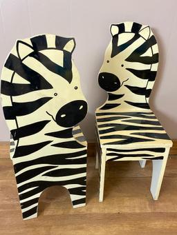 Set of 2 Wooden Youth Chairs