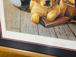 Lynn Kaatz Framed Print of Puppies
