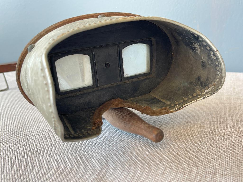 Antique Stereoscope Card Viewer