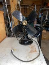 Antique Robbins and Myers Cast Iron Oscillating Fan