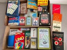 Group of Cards and Table Games