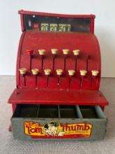 Vintage Tom Thumb Metal Toy Cash Register