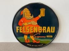 Vintage Felsenbrau Beer Metal Sign