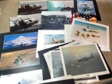 Group of Large Aircraft Prints and Posters