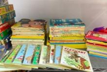 Shelf Lot of Youth Books and Puzzles