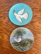 Group of 2 Decorative Bird Plates