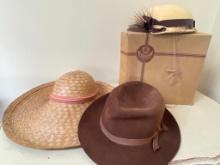Group of 3 Vintage Hats