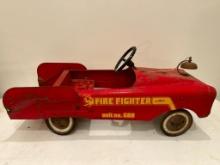 Vintage AMF Fire Fighter, Unit 508 Pedal Car/Fire Engine