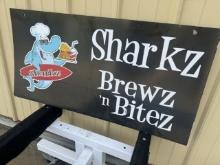 3 x 18 inch Sharkz Brews 'n Bites Sign