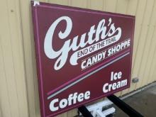 44 inch x 56 inch Sharkz Udder Side / Guths Candy Shop Sign
