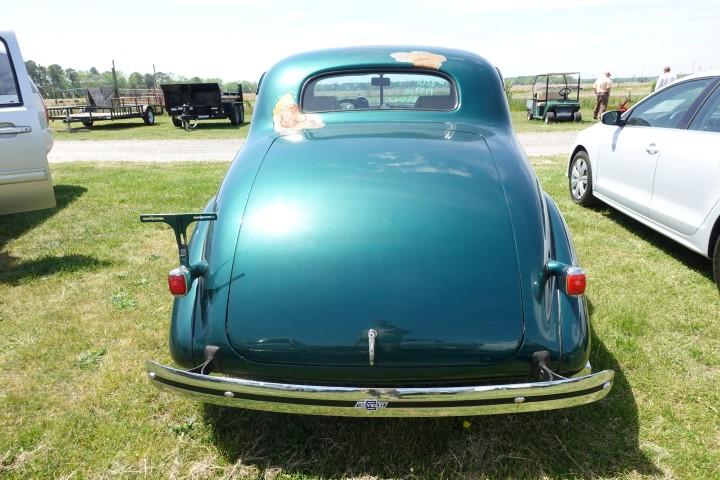 #8201 1937 CHEVY COUPE HOT ROD 4 SPEED SHOWING 33043 MILES ROCKET ALUM WHEE