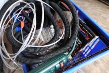 SHOP TOTE INCLUDING HOSE ICE BUCKET EXTENSION CORDS AND MORE