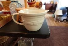 LONGABERGER BATTER BOWL IN BOX AND STAND/HOLDER