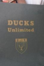 THREE BOOKS FULL OF EARLY DUCKS UNLIMITED MAGAZINES AND THREE MARYLAND STAT