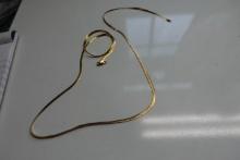 30" 14 KT YELLOW GOLD NECKLACE 4.5 DWT