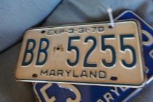 LOT OF TAGS 1970 1971 1965 MARYLAND