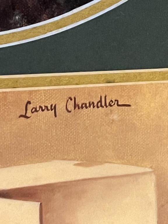 Framed & Matted Signed Larry Chandler