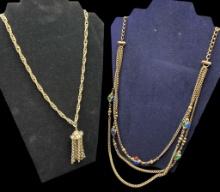(2) Vintage Fashion Necklaces