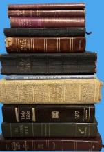 Assorted Bibles and Books—Some Have Damage To