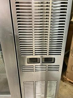 Perlick 60” Glass Door Back Bar Cooler, Refrigerator