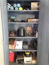 Cabinet and Contents: Welding and Cutting Supplies