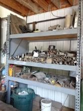 Contents of Shelving: Steel Fab Supplies (BUYER MUST LOAD)