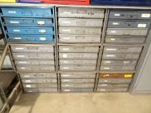 Bolt Bins, Parts Drawers, Cabinets and Contents, etc. (BUYER MUST LOAD)