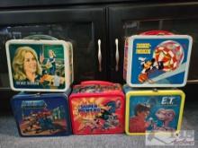 5 Vintage Lunchboxs