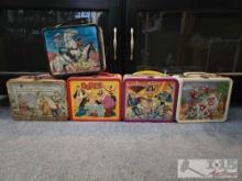 5 Vintage Lunchboxs