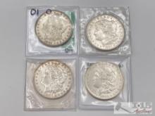 (4)1883 & 1901 Morgan Silver Dollars