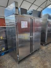 Portable Commercial 2-Door Stainless/S Refrigerator