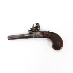 Belgian Flintlock .50cal Pocket Pistol (C) nsn