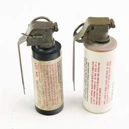 US Military M116A1 Simulator Hand Grenade Lot (2)