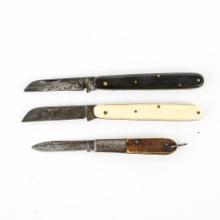 3 Pre-WWII German Pocket Knives