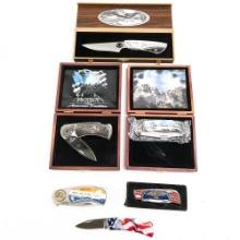 6 America Theme Collector Knives