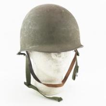 Korean War Era US M1 Helmet & Liner-CARAC