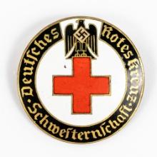 WWII German Red Cross Nurse Badge-Numbered DRK