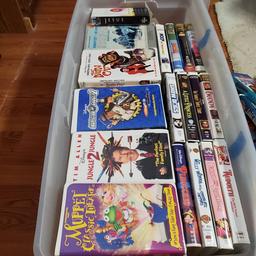 Large Tote of VHS Movies