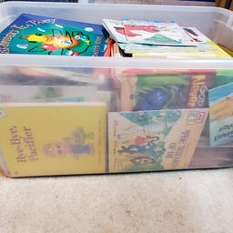 Tote of Children’s Story Books and Activity Books